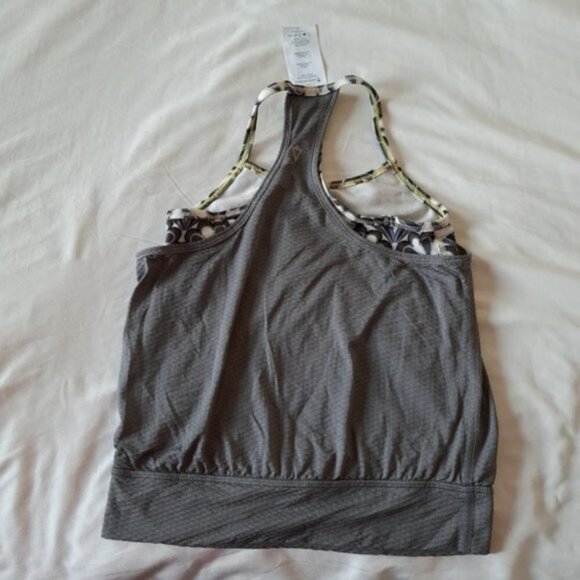 Ivivva girls size 6 tank top, gray - Picture 2 of 3